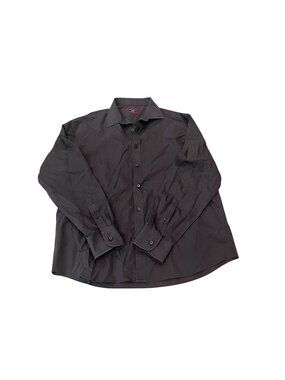 UNTUCKit Black Stone Shirt Mens XL Button Long Sleeve Cotton Wrinkle Free